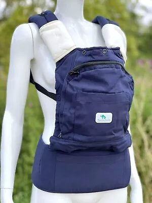 Baby Carrier Pouch Front Back Pack 3.5-15kg Cotton 2 In 1 • £9.85