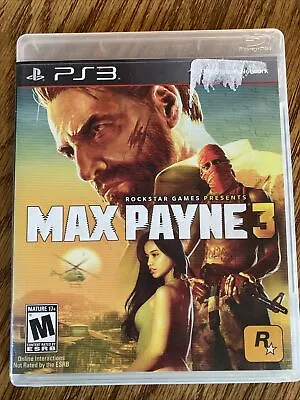 Max Payne 3 (Sony PlayStation 3 2012) PS3 W/ Manual Pre Own • $9.99