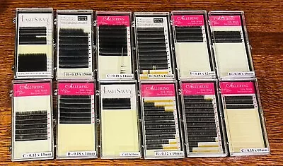 Lot Of 12 Alluring Lash Savvy Mink Extensions C-Curl D-Curl B-Curl Opened As Is • $4.99