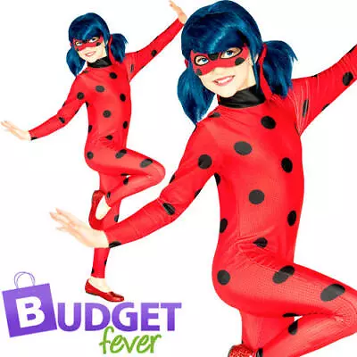 Miraculous Ladybug Kids Fancy Dress World Book Day Superhero Girls Child Costume • £17.99