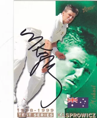 Acb 1998 Select Test Series 1998-1999 Michael Kasprowicz Signed Card 12/100 • $15