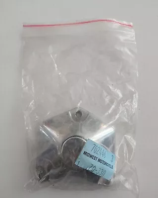 Chrome Pyramid Push Button Starter Solenoid Cover Harley Big Twin 1991-Up 70-330 • $18