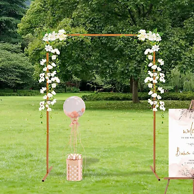 $32.38 • Buy NEW Rectangular Wedding Arch Rack Flower Balloon Arch Stand Party Backdrop Decor