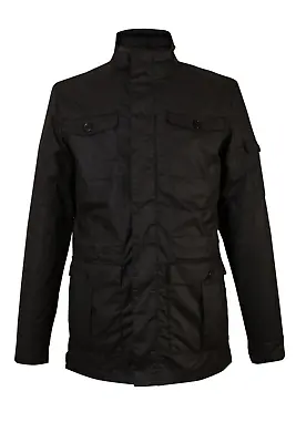 Lightweight Raincoat Jacket Coat Mens Rain Mac Showerproof Black Size 36 - 38   • £15