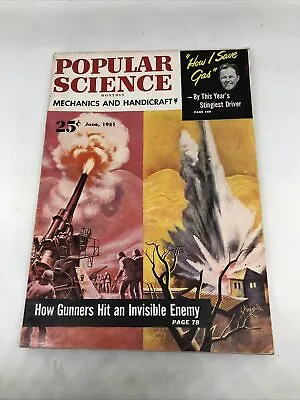 Popular Science Magazine June 1951 • $19.68