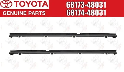 Toyota Lexus Genuine WEATHERSTRIP REAR DOOR GLASS INNER Left & Right OEM • $103.37