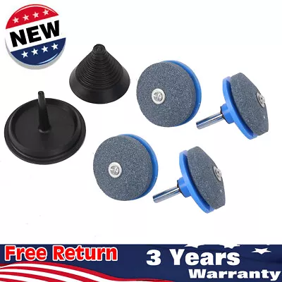 5PCS Lawn Mower Blade Sharpener Balancer Kit For Drill Grinder Stone Garden Tool • $11.99