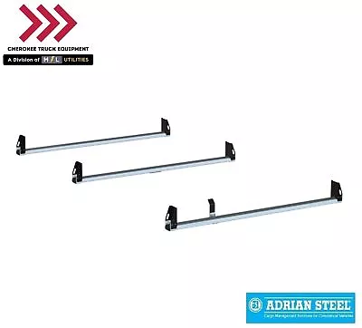 Adrian Steel 3B6W 3-Bar W/ 6  Uprights (6) White Full Size Van • $746.95