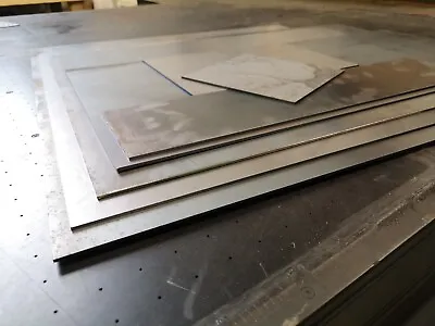 Mild Steel Sheet Various Sizes Offcut Metal Plate Laser Cut Custom Size Welcome! • £3.65