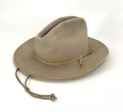 Vintage John B. Stetson Hat Men’s Store McCracken Bros Bozeman Montana • $995