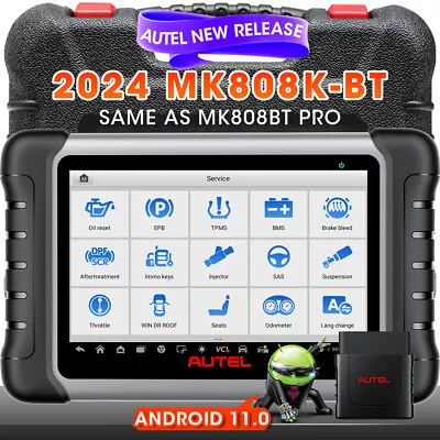 2024 Autel MaxiCOM MK808K-BT Bidirectional Car Diagnostic Scanner As MK808BT PRO • $529