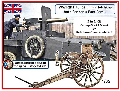 1/35 QF 1 Pdr  Pom-pom    WW1 VSC Tamiya Meng Resicast Takom CSM Roden • $44.50