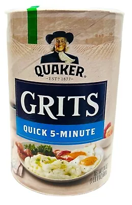 Quaker Grits Quick 5 Minute Enriched White Hominy 24 Oz • £4.78