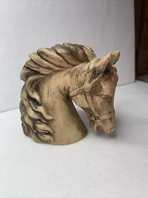 Vintage Ceramic Horse Head Planter Vase • $30