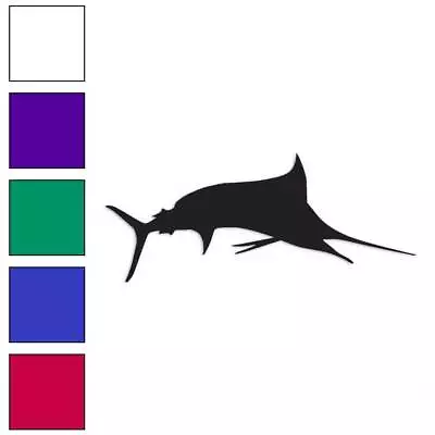 Marlin Swordfish Fish Vinyl Decal Sticker Multiple Colors & Sizes #3697 • $3.22