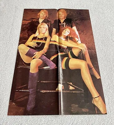 ABBA POSTER 1978 German Super Poster Music Magazine 1970s Vintage Rare • £37.05