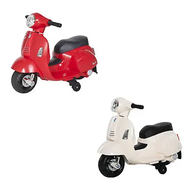 Vespa Licensed Kids Ride On Motorcycle 6V Battery Powered Electric Toys • £53.99