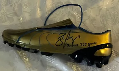 Ben Cousins Hand Signed  Gold Puma AFL Football Boot Shoe West Coast Eagles COA • $275