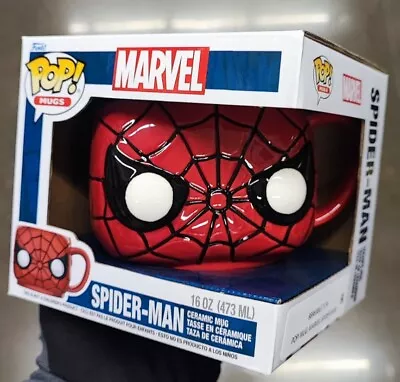 Spiderman Ceramic Mug 16oz Funko Pop! Mug Marvel Collectable New • $19.67