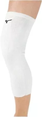 Mizuno Japan Volleyball Knee Pad Supporter Super Long V2MY8019 White • $34.46