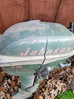 Vintage 10hp Johnson Seahorse Outboard Boat Motor • $200