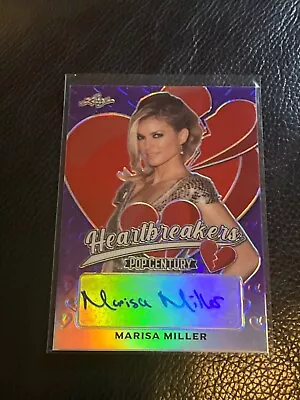 Marisa Miller  2021 Leaf Heartbreakers Auto Autograph #14/20 • $35