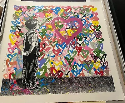Mr. Brainwash With All My Love Art Print Poster Signed Hearts Banksy Rare • $9999