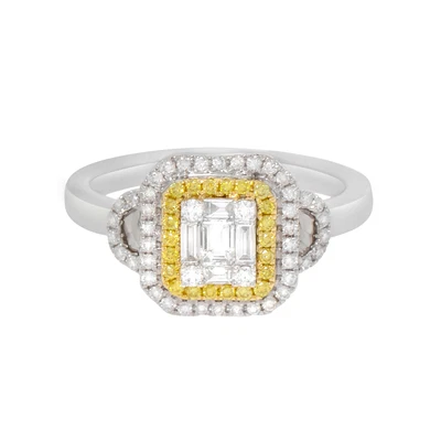 $5787.15 • Buy Gregg Ruth 14K White Gold And 14K Yellow Gold, Diamond Engagement Ring Sz. 6.75