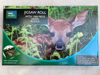 £3 • Buy Jigsaw Puzzle 1000 Pieces Plus Felt Roll Mat And Telescopic Tube