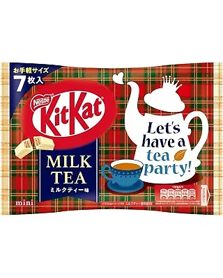 🟣 Brand New Limited Edition Japanese Kit Kat Nestle Milk Tea Miniatures 10pcs • $14.99