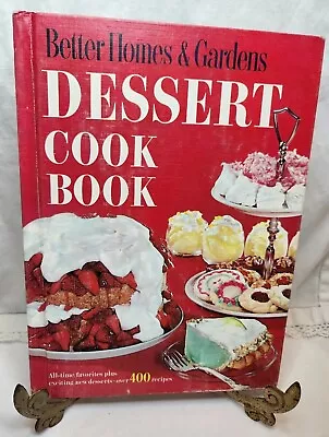 1968 Better Homes & Gardens Dessert Cookbook Meredith Press Vintage Pies Cake HC • $20