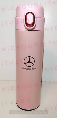 Mercedes-Benz (Pink) Stainless Steel Thermal Mug Tumbler Cup Travel 18oz • $32.99