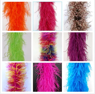 $59.99 • Buy OSTRICH Feather BOAS 72  Many Colors From 2 PLY-10 PLY Halloween/Costumes/Bridal