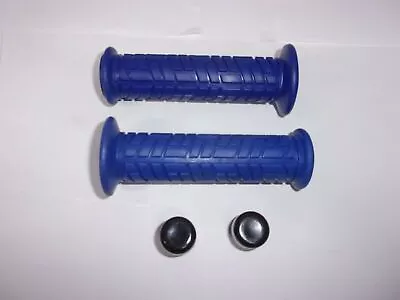 Blue Atv Hand Grips For Thumb Throttle Yamaha Yfm 250 + Yfm 350 Er Moto-4 New • $17.99