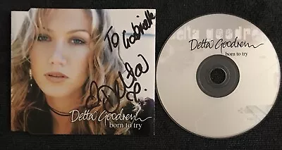 $39.99 • Buy Delta Goodrem ‎– Born To Try - 2002, Signed +  Lyrics, OZ ‎ ‎– Epic ‎– 673256.2