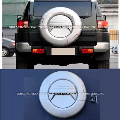 Fits For 2007- 2014 Fj Cruiser W/ Back Up Cam Spare Tire Wheel Hard Cover Silver • $335.20