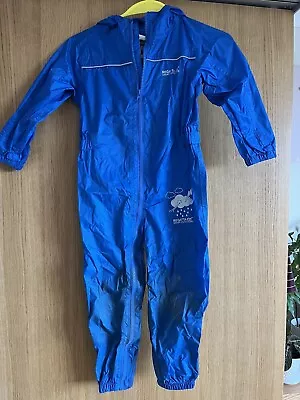 £1.99 • Buy Regatta Puddle Rain Suit Waterproof All In One Childrens Kids Childs Boys Girls
