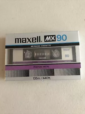 Maxell MX 90 Metaxial Casette Position Metal NEW SEALED • $40