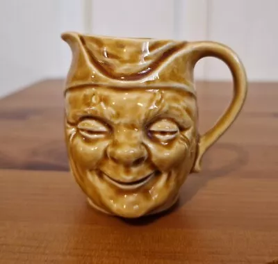 Vintage Civic London Sandland Ware Miniature Toby Jug Yellow Gold Coloured Glaze • £7