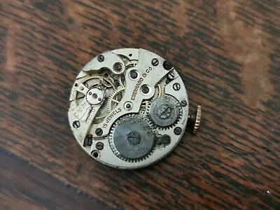 £24.99 • Buy Eberhard & Co Chaux-De Fonds Mens Military Watch Movement /Dial/Hands, Working