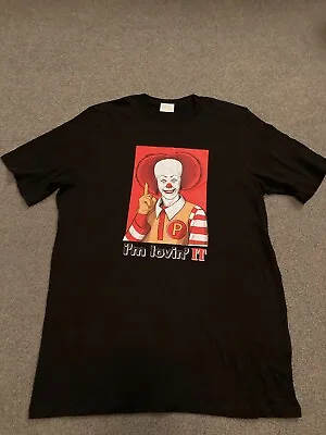 I'm Lovin' IT T-shirt Artwork IT Horror Mcdonalds Stephen King - Medium • £9.99