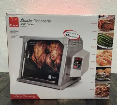$139.95 • Buy New Ronco ST5000PLAT Digital Showtime Rotisserie, Platinum Edition