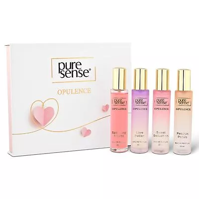 PureSense Opulence Perfume Gift Set (Hearts + Sweet + Passion + Love) 4x25ml FS • £26.92