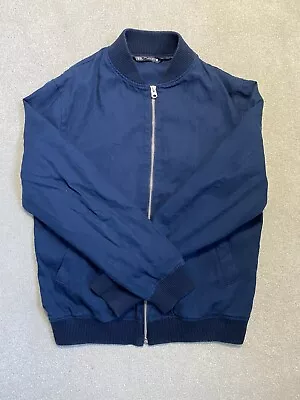 Zara Bomber Jacket Blue Size Medium  • £2.50