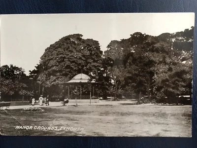 £2.99 • Buy Vintage Postcard Manor Grounds Exmouth Devon 