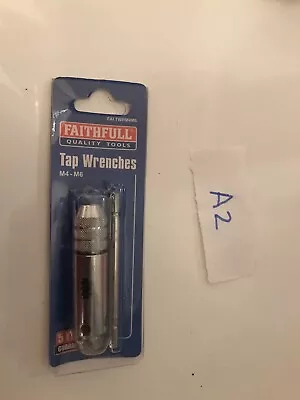 £11 • Buy Faithfull Tap Wrench Ratchet M4 - M6