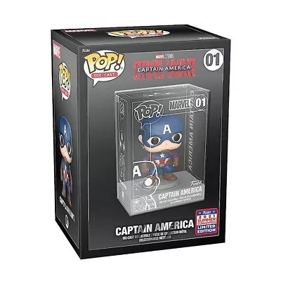 Marvel Captain America Die Cast Summer Con 2021 Funko Figure #01 Pre Order  • £120