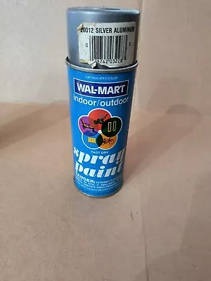 Rare Vintage Wal-Mart Krylon 20012 Silver Aluminum Spray Paint Made In USA • $24