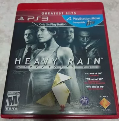 Heavy Rain (Greatest Hits) - SONY PS3 Playstation 3 - PAL Australia - CIB • $13.77