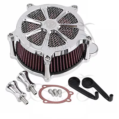 Chrome Air Cleaner Intake Filter For Harley Softail 93-15 FXSTD FXST FLSTN FLSTF • $88.98